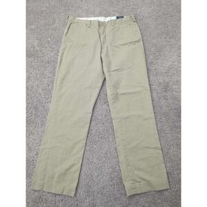 Polo Ralph Lauren Chino Pants Mens 36/32 Beige Cotton Twill Classic Casual